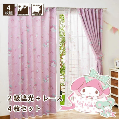 Sanrio My Melody Curtains & Screens 4-Piece Set