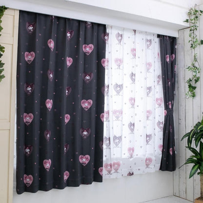 Sanrio Kuromi & My Melody Midnight Curtains & Screens 4-Piece Set