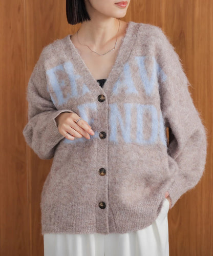 Bou Jeloud Kigaki Logo Knit Cardigan