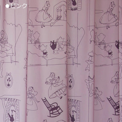 Alice in Wonderland Curtains 2-Pack Made in Japan