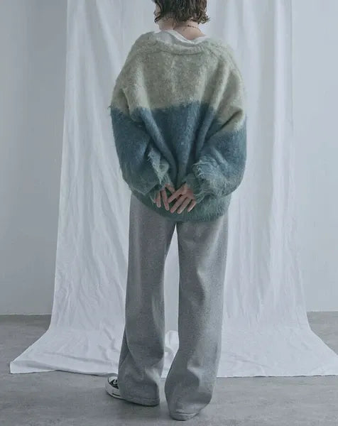 Three-Tiered Fluffy Cardigan