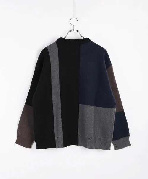 Blocking Color-Blocked Crew Knit