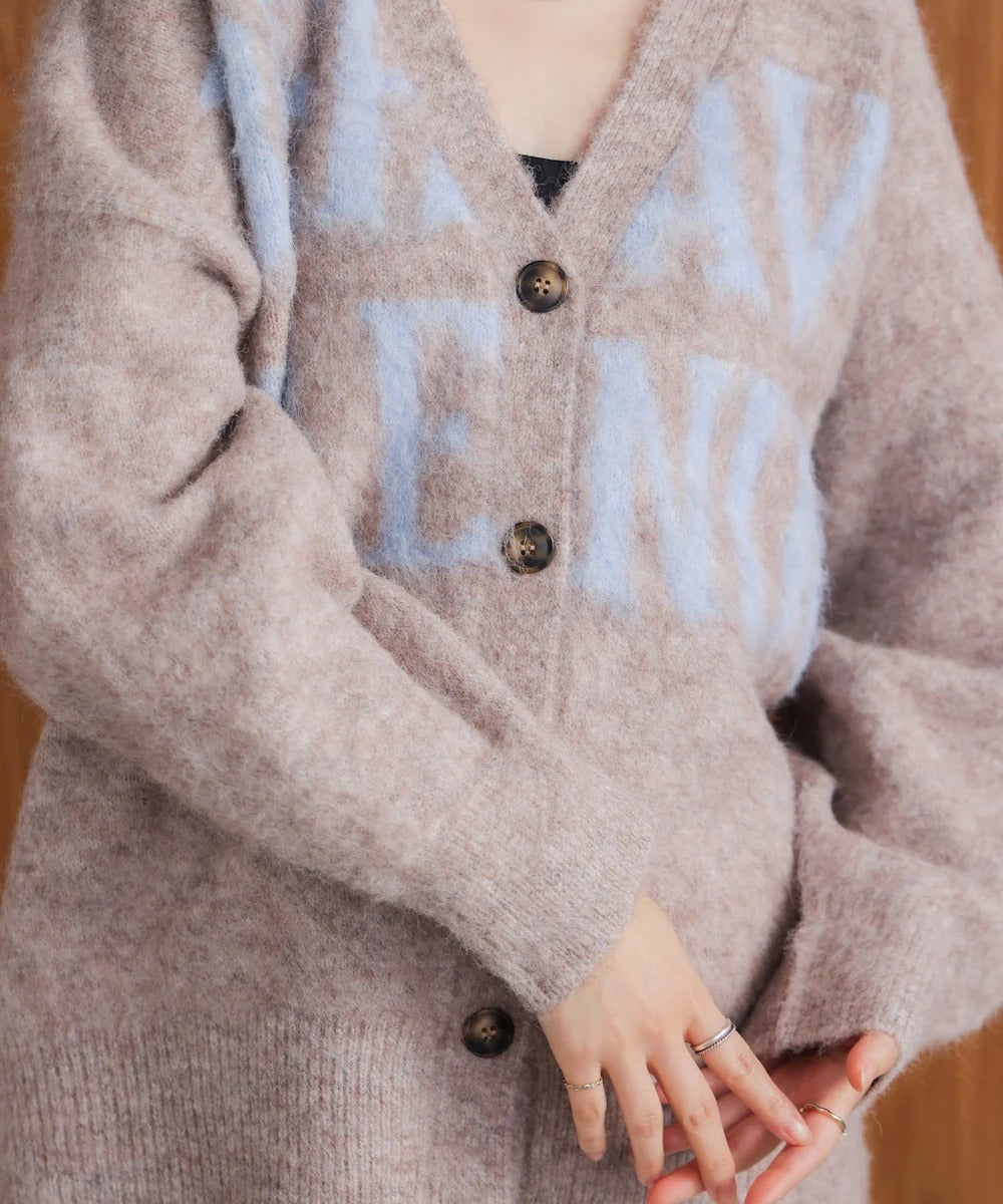 Bou Jeloud Kigaki Logo Knit Cardigan
