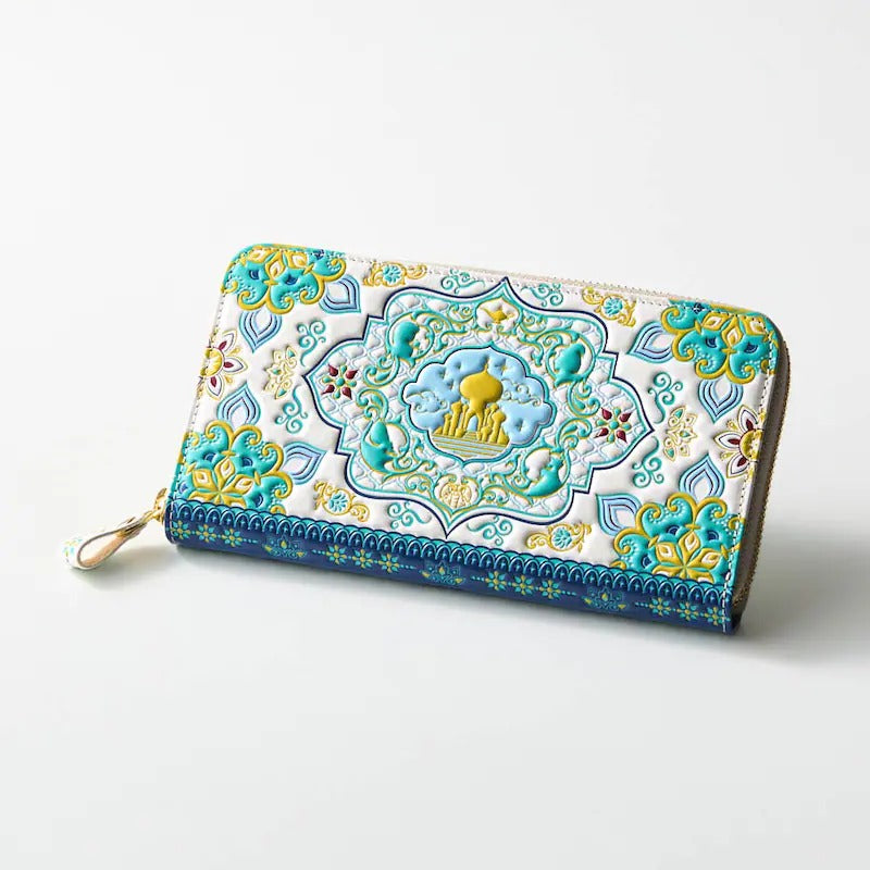 Disney Characters Zipper Long Wallet made in Japan