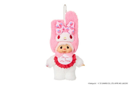Monchhichi x My Melody Keychain