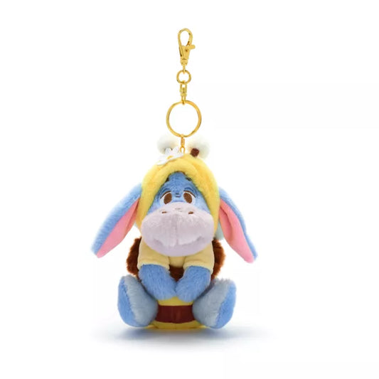 Disney Store Japan Pooh's Bee Day Eeyore as Bee Small Soft Toy Keyring