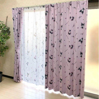 Sanrio Kuromi My Melody Midnight Curtains & Screens 4-Piece Set