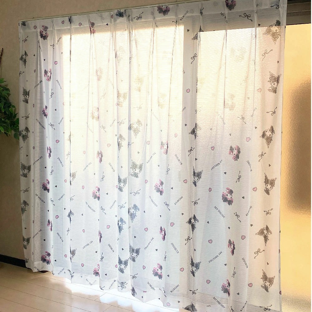 Sanrio Kuromi My Melody Midnight Curtains & Screens 4-Piece Set