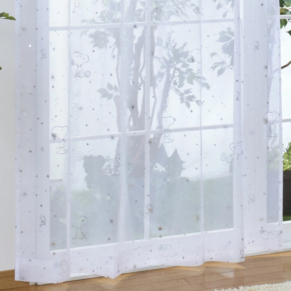 SNOOPY Lace Curtains & Screens 4-Piece Set