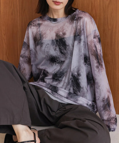 Bou Jeloud Nuanced Pattern Sheer Innerwear