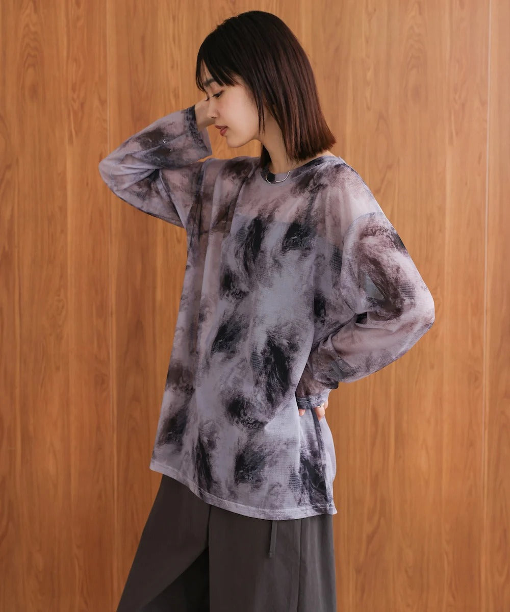 Bou Jeloud Nuanced Pattern Sheer Innerwear