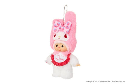 Monchhichi x My Melody Keychain
