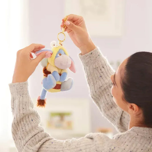 Disney Store Japan Pooh's Bee Day Eeyore as Bee Small Soft Toy Keyring