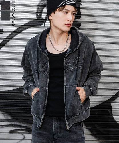 Vintage-Inspired Short-Length Fleece Sweatshirt with Zip-Up