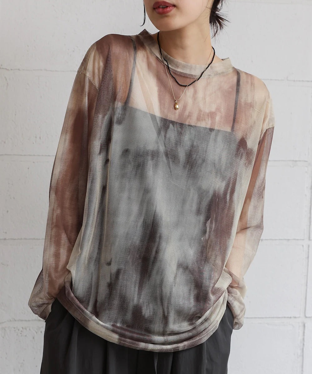 Bou Jeloud Nuanced Pattern Sheer Innerwear