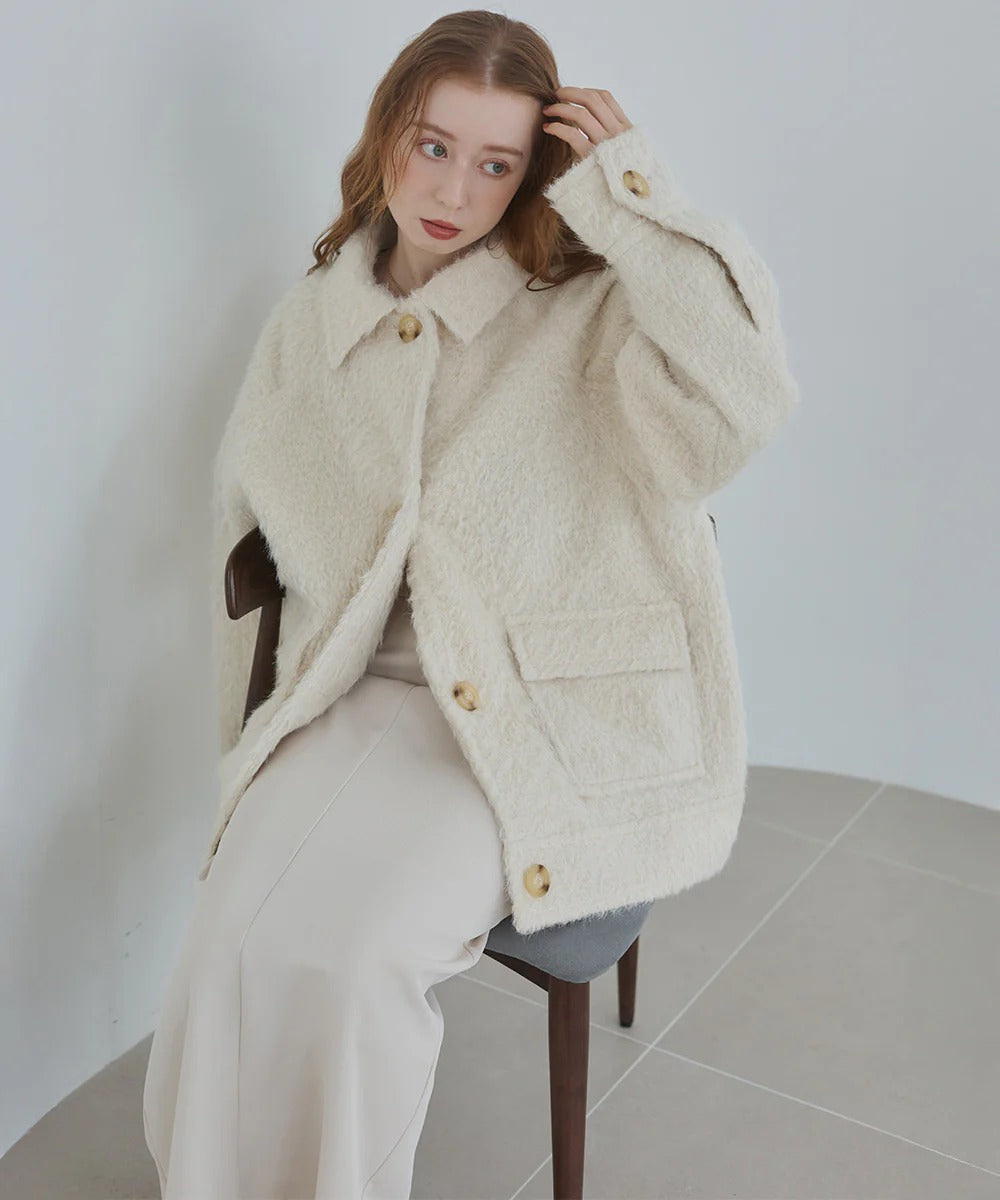Bab Shaggy Mid-Length Outerwear