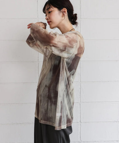 Bou Jeloud Nuanced Pattern Sheer Innerwear