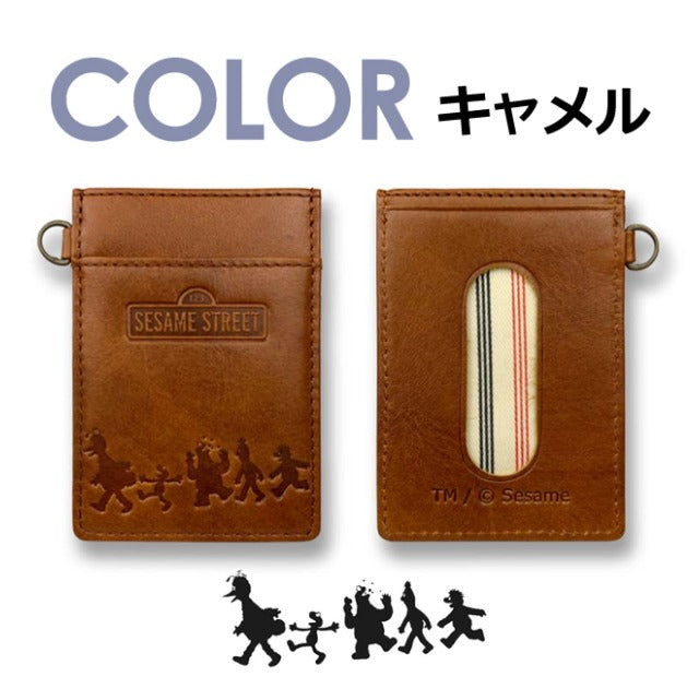 Sesame Street Real Leather Card Holder