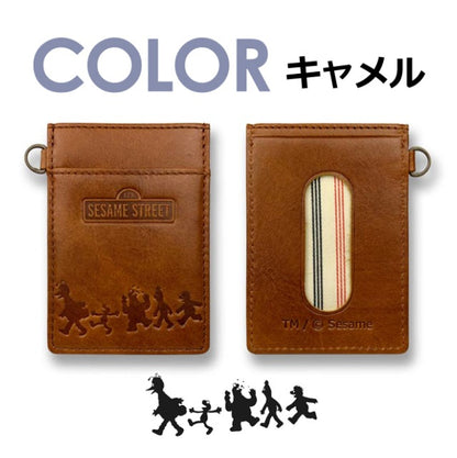 Sesame Street Real Leather Card Holder