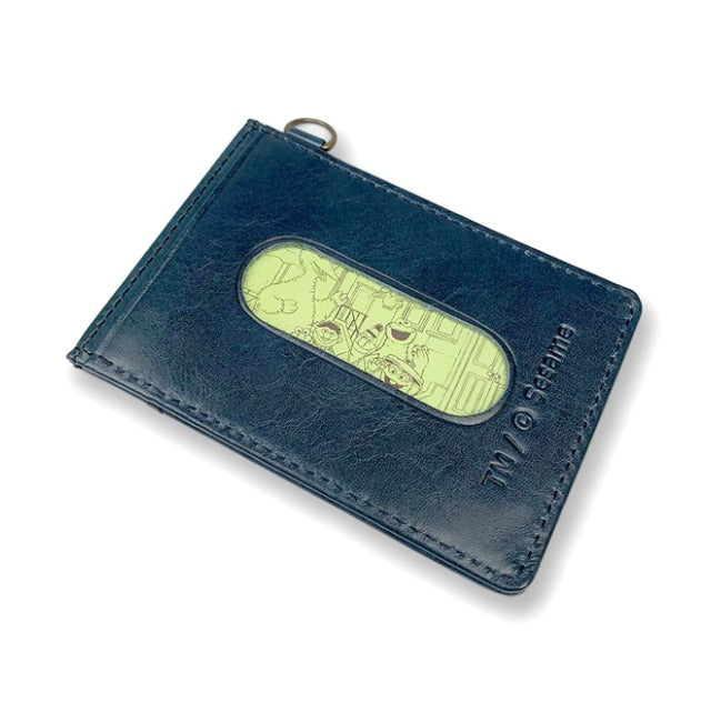 Sesame Street Real Leather Card Holder